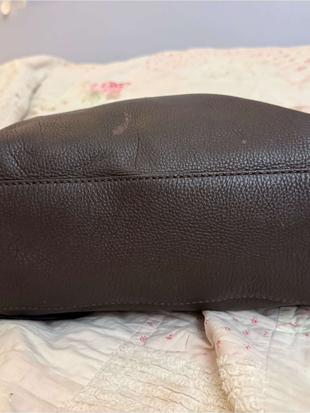 Vintage Michael Kors Hamilton Large Pebbled Leather Satchel/Shoulder Bag - Picture 4 of 9